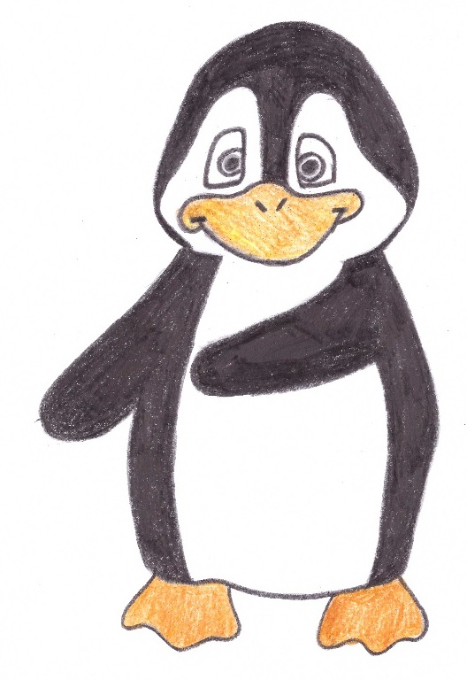 Pinguin Wegweiser